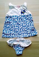 Baby-Bikini, 2tlg. weiß-blau, Katzen,  18 Monate Bayern - Waldkirchen Vorschau