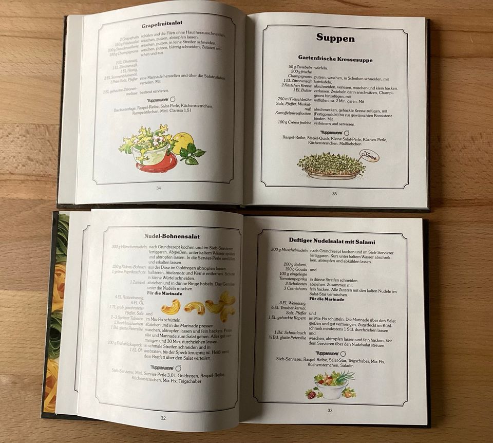 Tupperware Kochbücher Vollwertküche Nudelgerichte in Liebenau