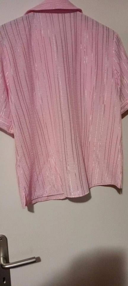 5) Bluse Jacke grautöne, XL 44. rosa Bluse gecrasht, Gr, 44 in Bremen