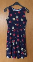 Kleid blau mit Blumen von Beachtime Bayern - Geiselhöring Vorschau