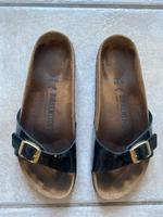 ⭐️ Birkenstock Schuhe Sandalen Madrid Gr. 38 schwarz schmal Bayern - Straubing Vorschau