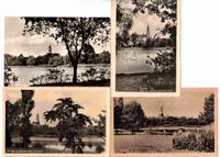 4 historische Ansichtskarten Schwanenteich Zwickau, ca. 1930-1960 Sachsen - Zwickau Vorschau