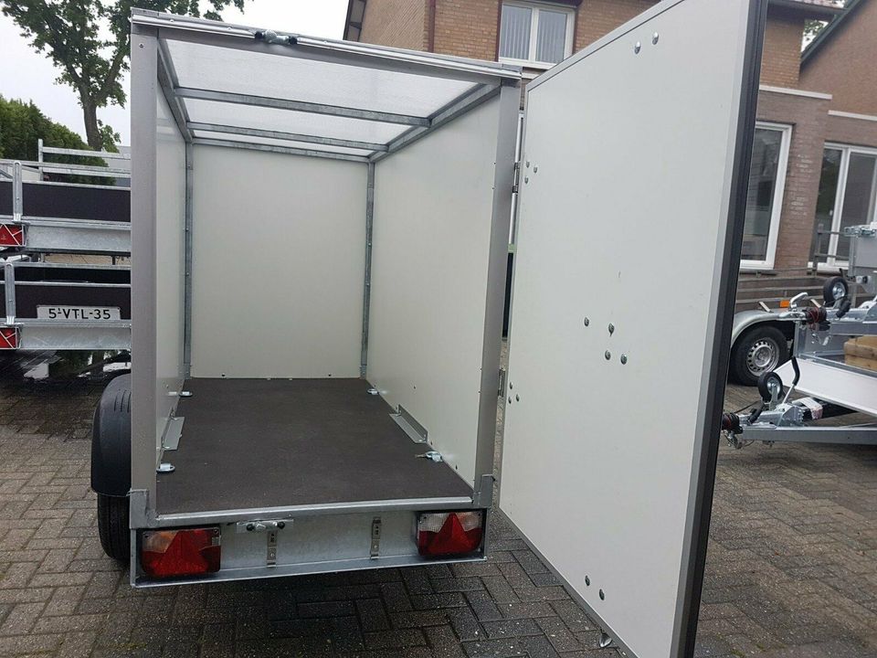 Kofferanhänger 200x100x125 mit Hecktür- 750KG ungebremst NEU in Gangelt