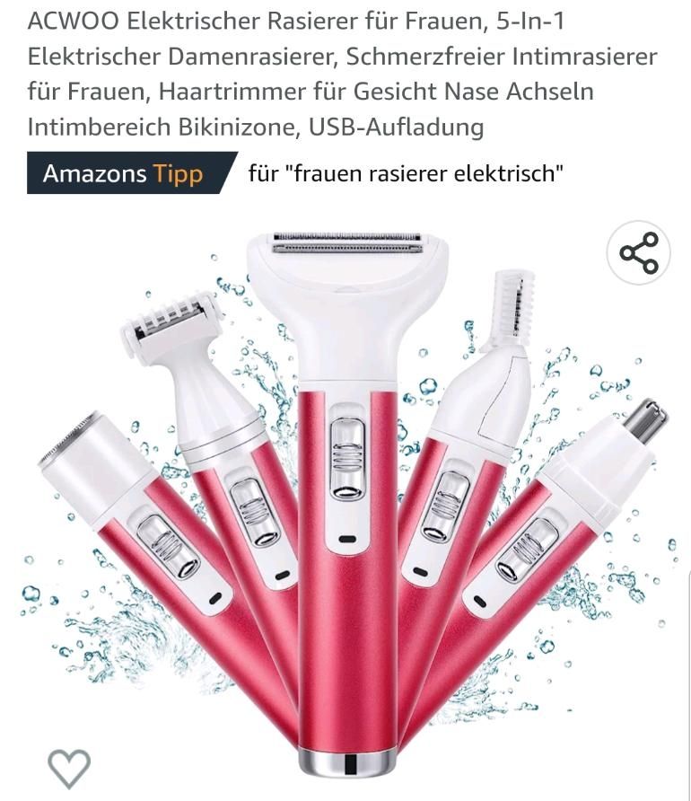 Rasierer elektrisch 5 in 1 für Frauen in Duisburg - Duisburg-Mitte | eBay  Kleinanzeigen ist jetzt Kleinanzeigen