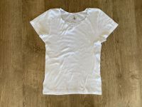 Weißes T-Shirt mit Spitzenausschnitt v.„blue motion“ in Größe 42 Rheinland-Pfalz - Nickenich Vorschau