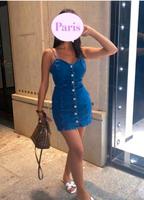 Zara Jeanskleid Blogger Kurzes Kleid Knöpfe 38 M Bayern - Erlangen Vorschau