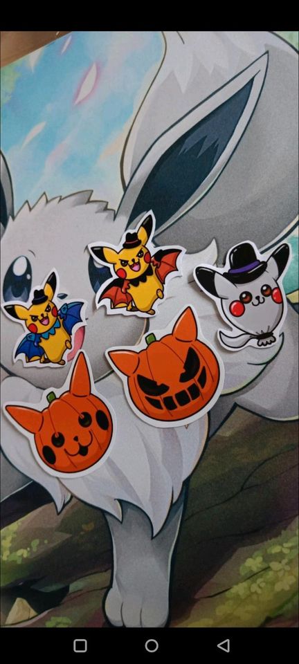 Pokémon Halloween Sticker in Krefeld