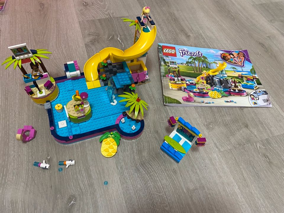 LEGO Friends 41374 Andreas Pool-Party, Bauset in Stemwede