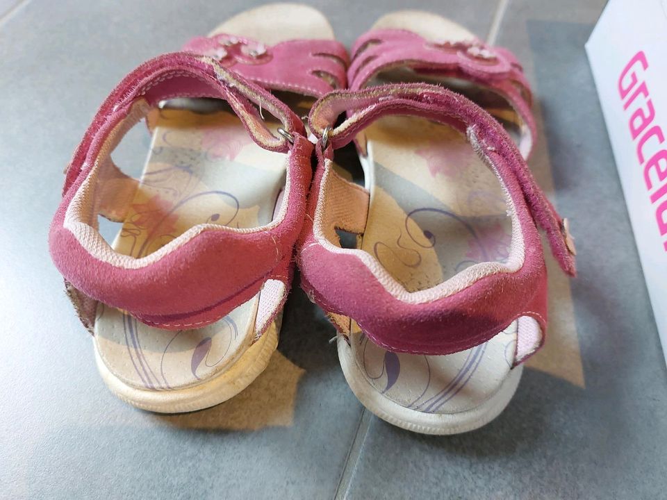 Gr. 35 Sandalen Mädchen rosa in Wertheim