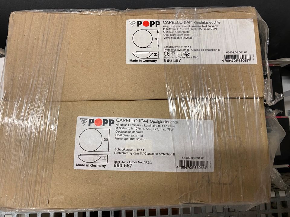 Popp Capello Opalglasleuchte D= 300mm seidenmatt Deckenleuchte in Unterhaching