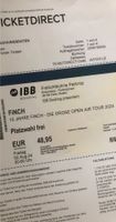 2 Tickets für Finch Konzert 2024 10 Jahre Finch in Halle/Saale Sachsen-Anhalt - Schraplau Vorschau