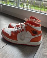 Jordan Air 1 Mid SE SYN - electro orange/black/white Größe 40 Nordrhein-Westfalen - Gladbeck Vorschau