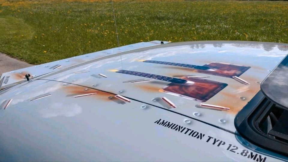 Camaro 78 Airbrush, Blower Eintrag, Geiger Verbreiterung Prototyp in Kirchhaslach