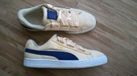 PUMA "Basket Heart" Sneaker Damen - 39 - beige blau Nordrhein-Westfalen - Neuss Vorschau