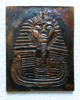 Kupfer- / Reliefbild Motiv Tutanchamun, Unikat, Handarbeit Rheinland-Pfalz - Bodenheim Vorschau