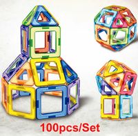 100tlg Blocks Magnetisch Kinder Spielzeug Bausteine Blöcke Lernen Hessen - Bebra Vorschau