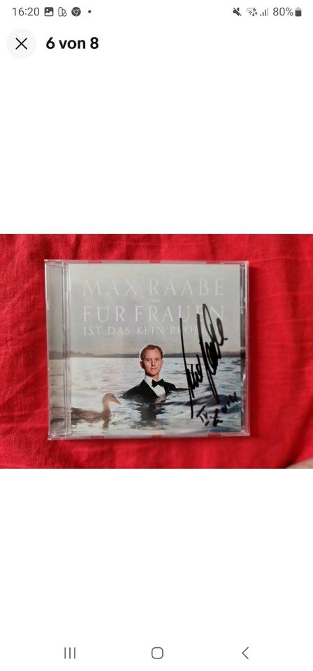 Max Raabe, handsigniert, selten  CD in Berlin