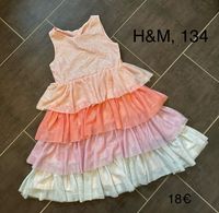 H&M Kleid 134 Tüllkleid mit Pailletten rosa Schleswig-Holstein - Tangstedt  Vorschau