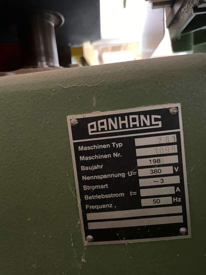 Schlitz-Zapfen Maschine PANHANS in Seefeld