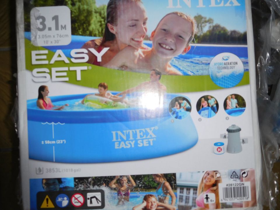 INTEX Fast Pool SET 305 x 76 cm mit Pumpe NEU Bitburg 54634 in Bitburg