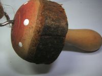 Holz Pilz Fliegenpilz 3 - 4 cm rosa Deko Landhaus DIY Aufhängen Sachsen - Stützengrün Vorschau