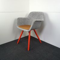 Vepa Felt Design Stuhl | PET-Filz | Grau | Orange Emsbüren - Mehringen Vorschau