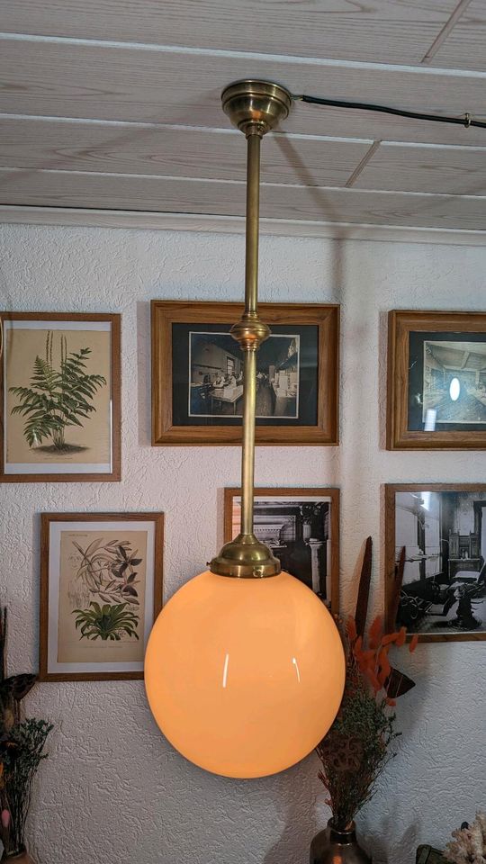 Antike Alte Jugendstil Lampe Deckenlampe Bauhaus Leuchte Vintage in Neuwied