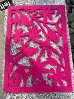 6 Tisch Platzdeckchen hot pink Filz 44x32cm/ Frühling Schwarzatal - Oberweißbach Vorschau