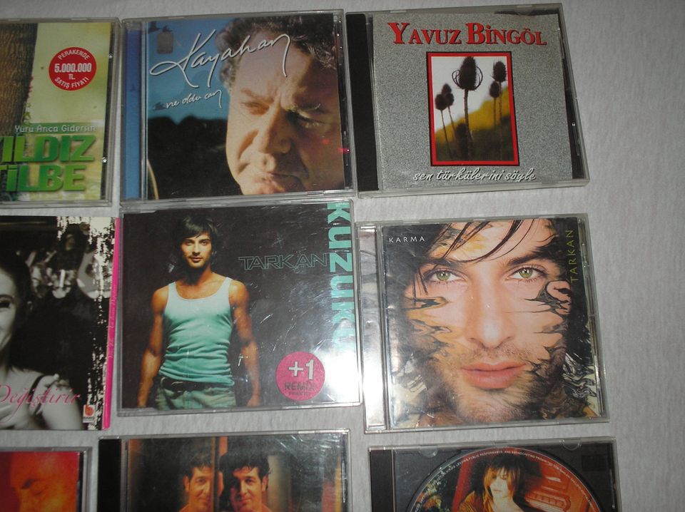 Konvolut türkische Popmusik 12 CDs Tarkan, Yildiz Tilbe u.v.m. in Grafenau