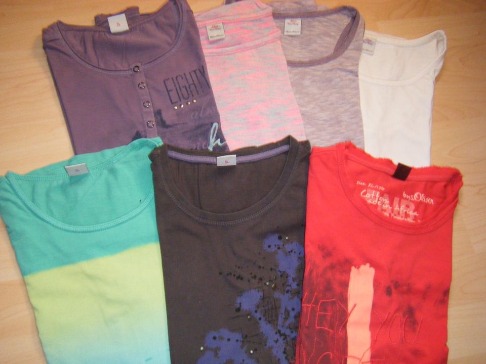 S Oliver, Kleiderpaket, 7 Stück, T Shirts, Tops, Kinderkleidung in Bruchweiler