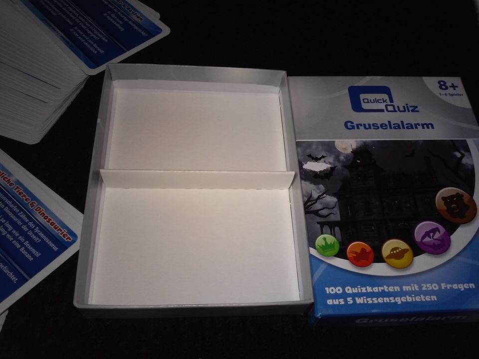 Neu! Quick Quiz Gruselalarm (Kartenspiel) ab 8.Lj. in Bad Segeberg