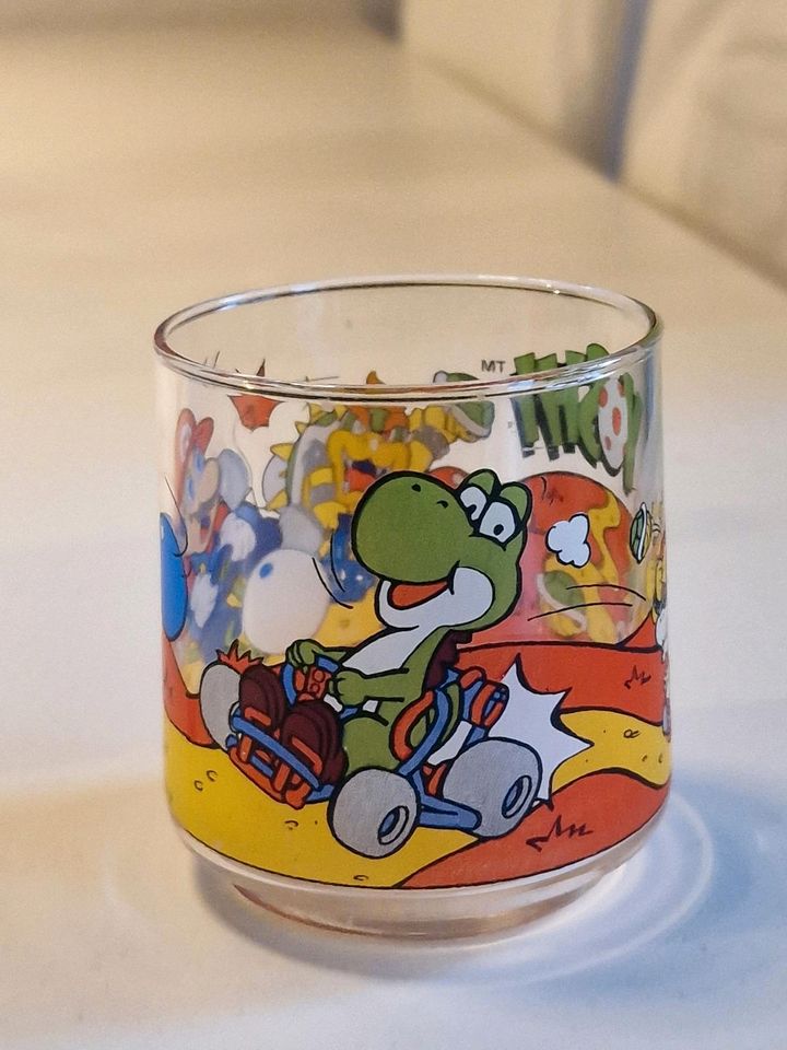 Super Mario 1993 Nintendo Sammel Glas Motiv 9 Yoshi selten in Berlin