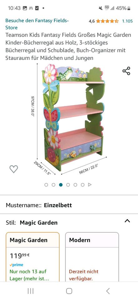 Kinderbücherregal in Penig