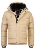 Herren Stepp Winterjacke Teddyfell Taschen Kapuze Beige S, NEU Baden-Württemberg - Tübingen Vorschau