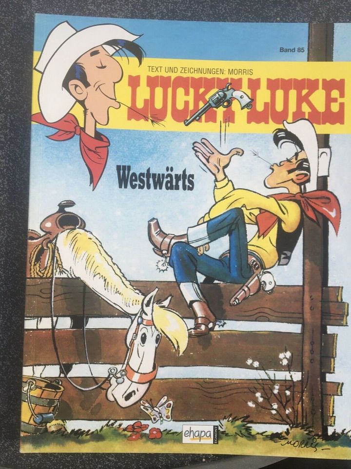 Comic Lucky Luke Westwärts in Tauberbischofsheim