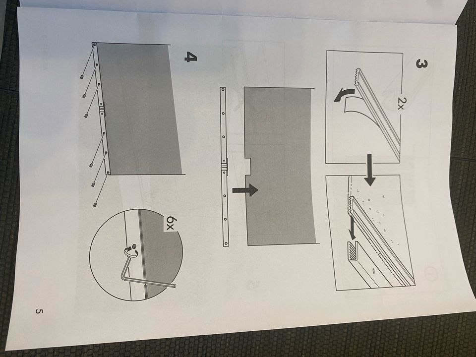 Ikea Kvartal/EVABRITT laufschiene mit integriertem Gardine in Metzingen