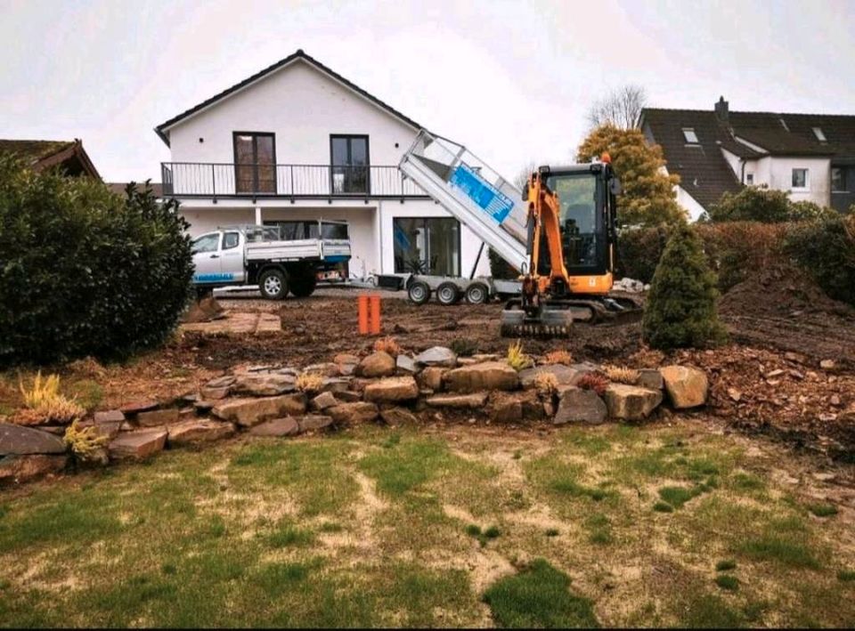 Baggerarbeiten Garten und Landschaftsbau Pflaster Gärtner in Nordrhein