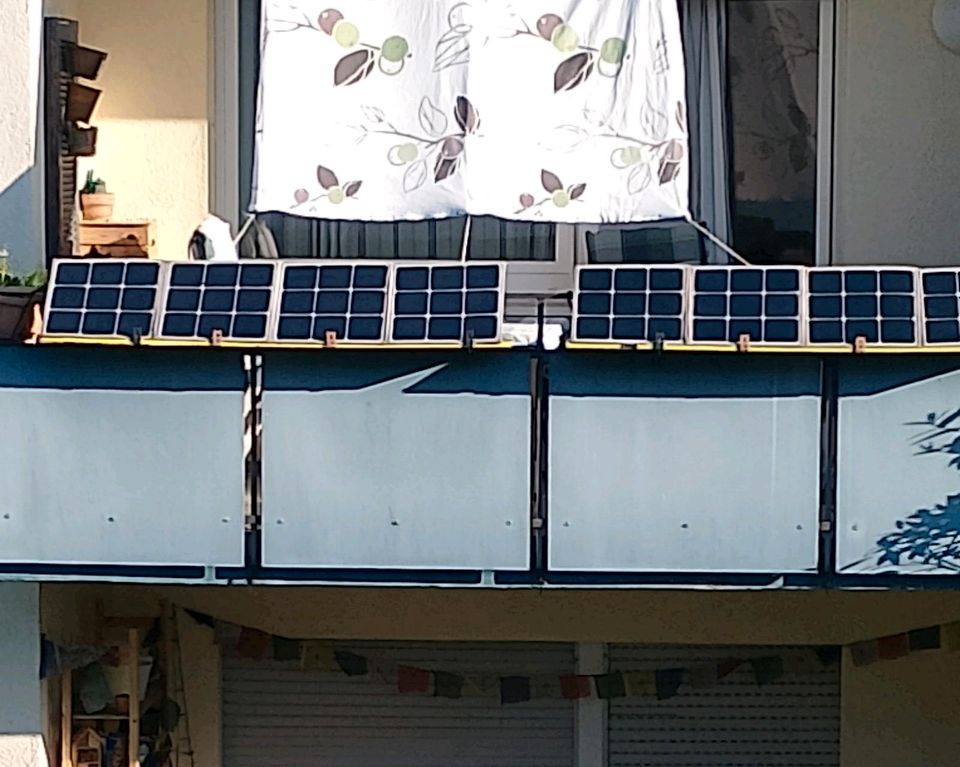 Balkon Solaranlage mit Montage in Friedrichshafen