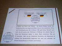 Briefmarken Deutsche Einheit Erstausgabe 3.10.92 Wiesbaden - Mainz-Kastel Vorschau