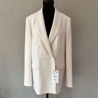 Zara weißer Blazer Damen Jacke Doppelreihig Gr. S Gyhum - Hesedorf  Vorschau