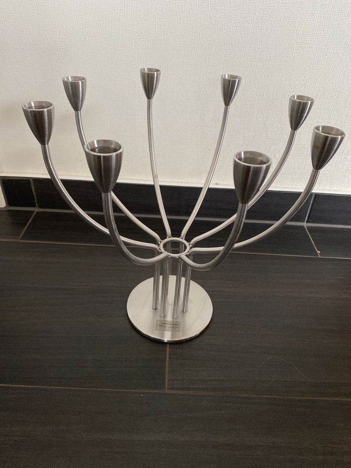 Ikea Kerzenständer groß Edelstahl 8 Kerzen in Bottenbach