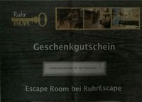 Escape Room RuhrEscape Gutschein für 4 Personen Essen-West - Frohnhausen Vorschau