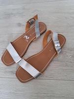 Pull&Bear Sandalen Neu Gr 36 Zara silber Bielefeld - Heepen Vorschau