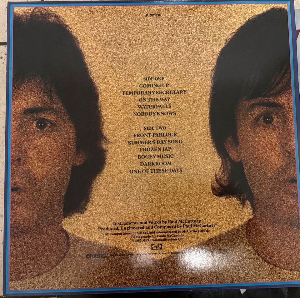 LP Paul McCartney in Schömberg b. Württ