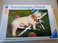 Puzzle Ravensburger Hund Welpe 500 Teile Brandenburg - Jüterbog Vorschau