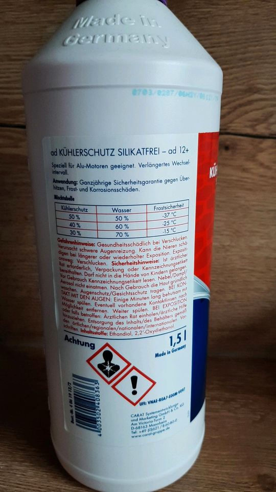 ad Kühlerschutz silkatfrei - ad 12 + in Rotenburg (Wümme)