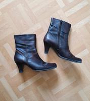 Tamaris Stiefel Stiefletten Leder dunkelbraun 37 Bayern - Willanzheim Vorschau