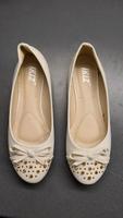 Neue Ballerina Creme mit Gold 39 Hessen - Biblis Vorschau