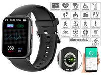 Newg Medicals Fitness-Smartwatch Blutdruck + SpO2 BT IP68 ZX-5291 Baden-Württemberg - Binzen Vorschau