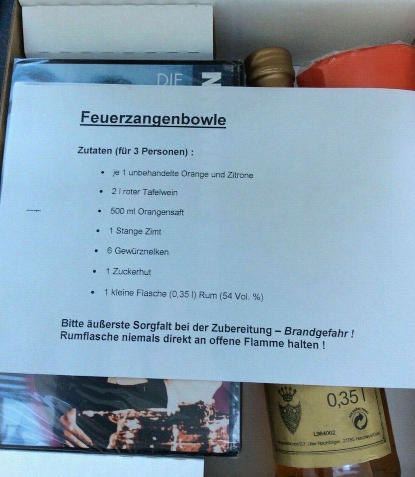 OVP Komplett Geschenkset Die Feuerzangenbowle Film Heinz Rühmann in Weil der Stadt